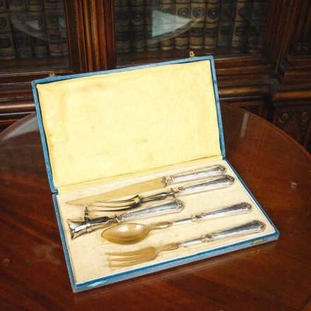 Винтаж: Комплект сервировочных приборов