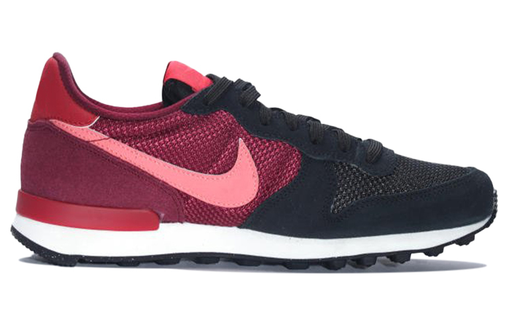 Кроссовки Nike Internationalist "Black Crimson" (Женская размерная сетка)