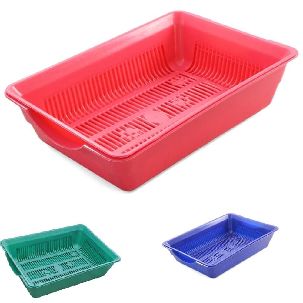 Туалет для кошек высокий с цветной сеткой, 350*250*90мм Пг-08500 Gamma