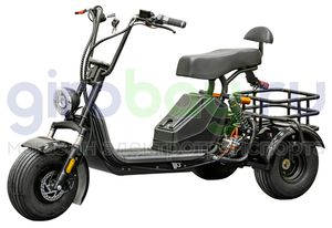 Электроскутер GT Trike X6 - Черный