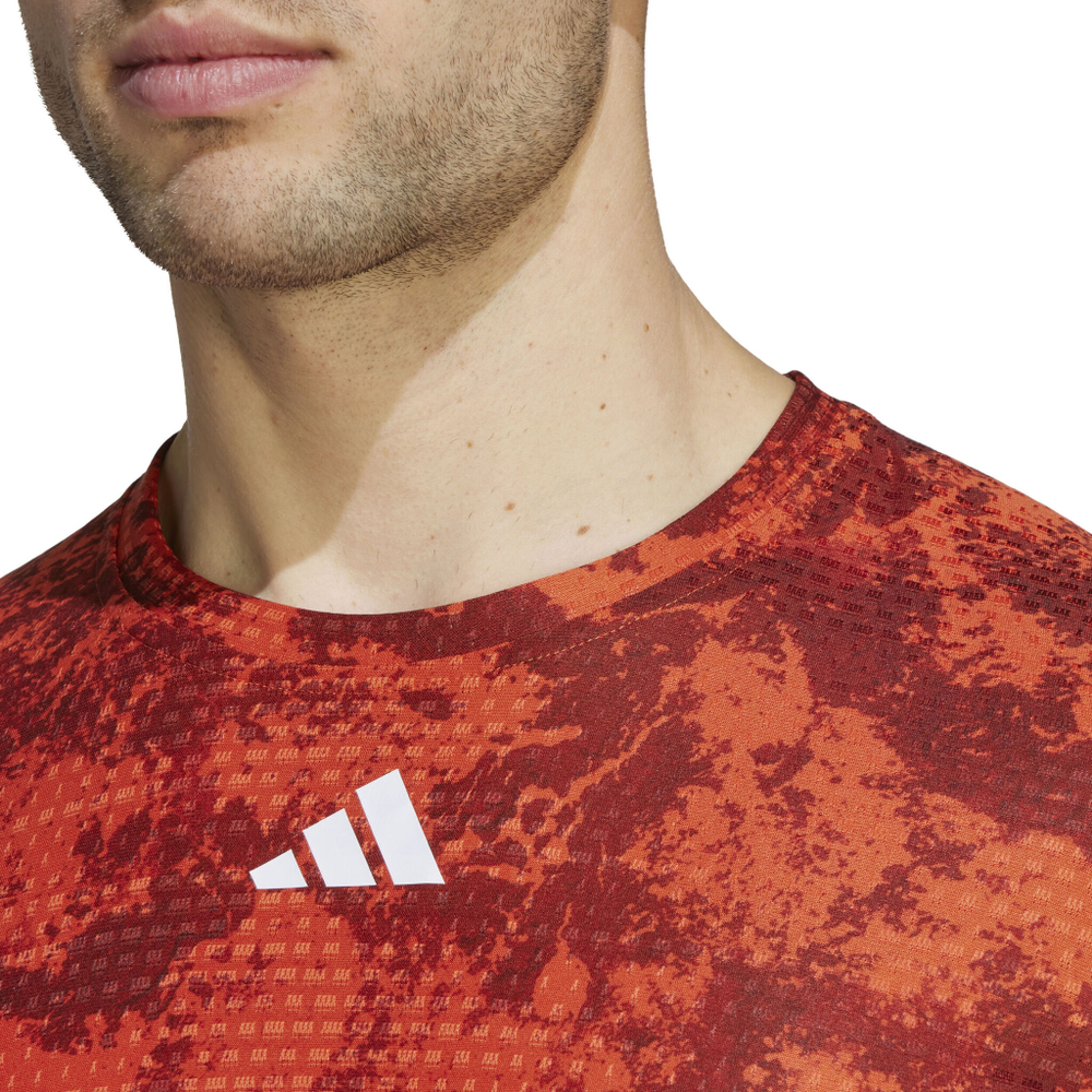 Мужское теннисное поло adidas Paris Freelift T-Shirt Men - Red, Grey