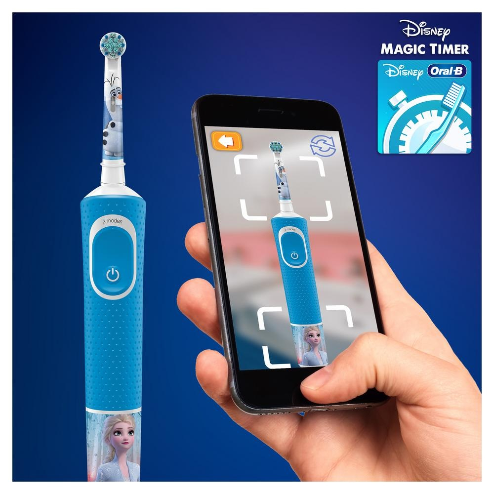 Детская электрическая зубная щетка Oral-B Vitality Kids D.100.413.2K Frozen 2 режима