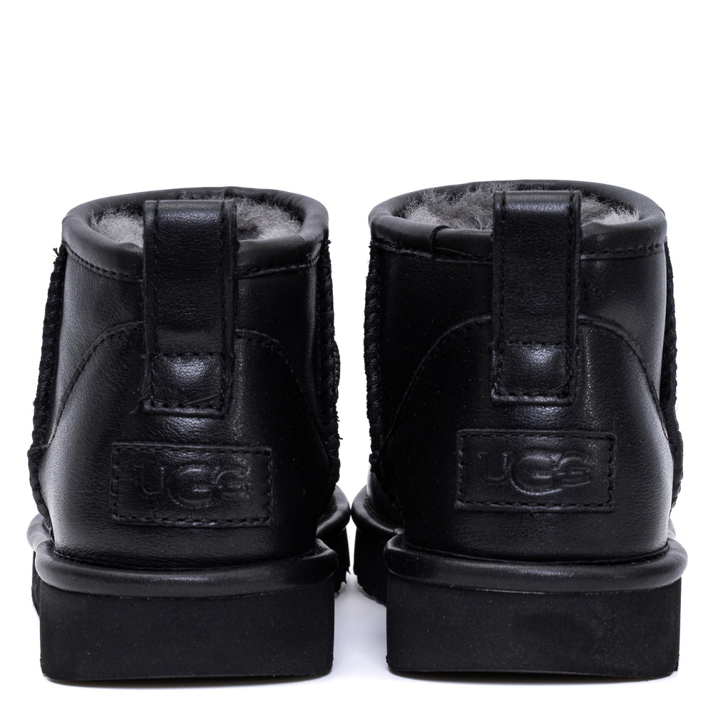 Ugg Classic Ultra Mini Leather Black