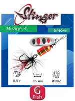 Блесна для рыбалки вертушка Mirage #4 10,4гр #001