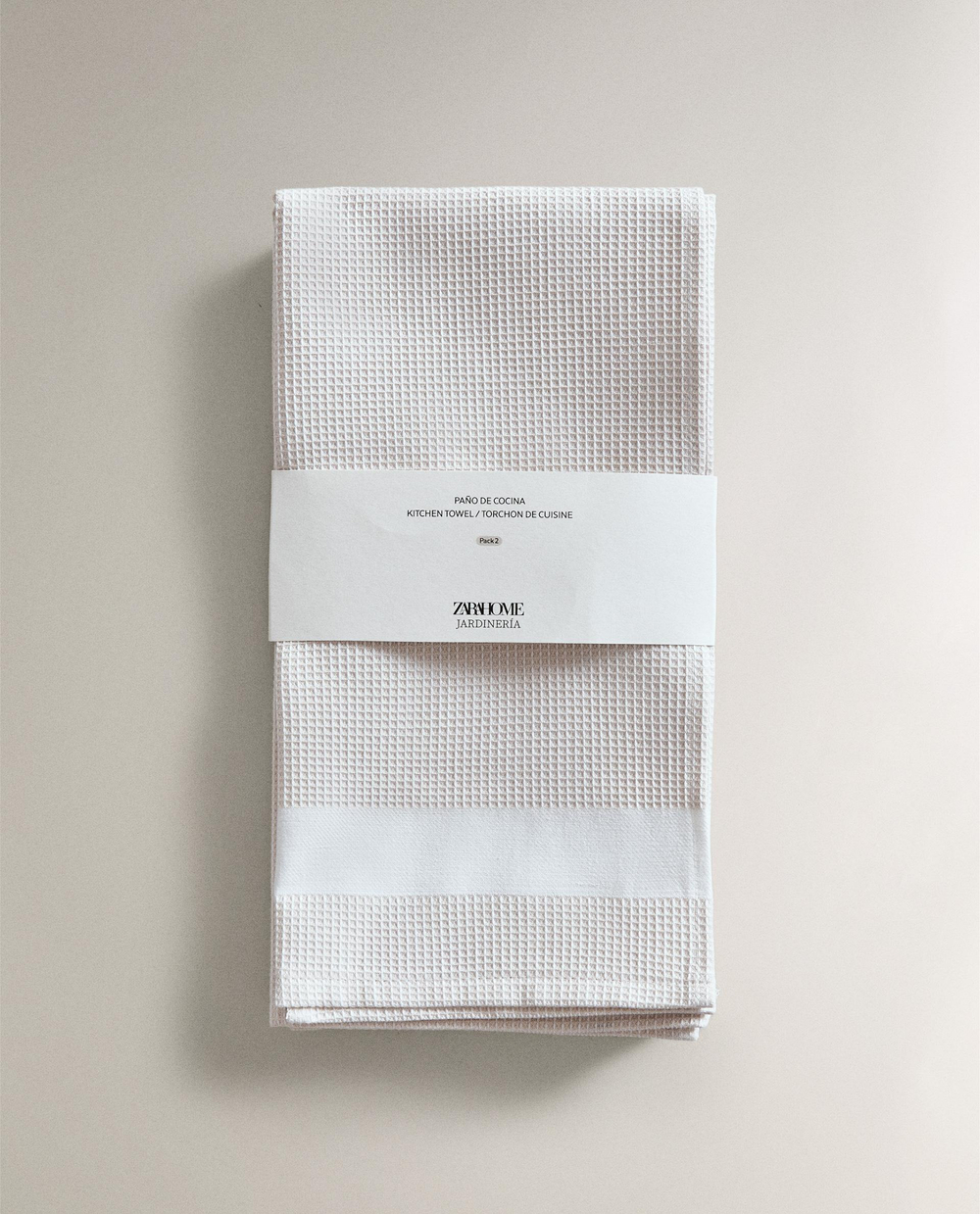 Zara Home кухонное полотенце из хлопка, 60 40 см (комплект 2 шт.) · 5252/026