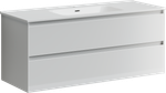 Тумба с раковиной Sancos Cento, 119 см., эмаль белый, CN120-2W