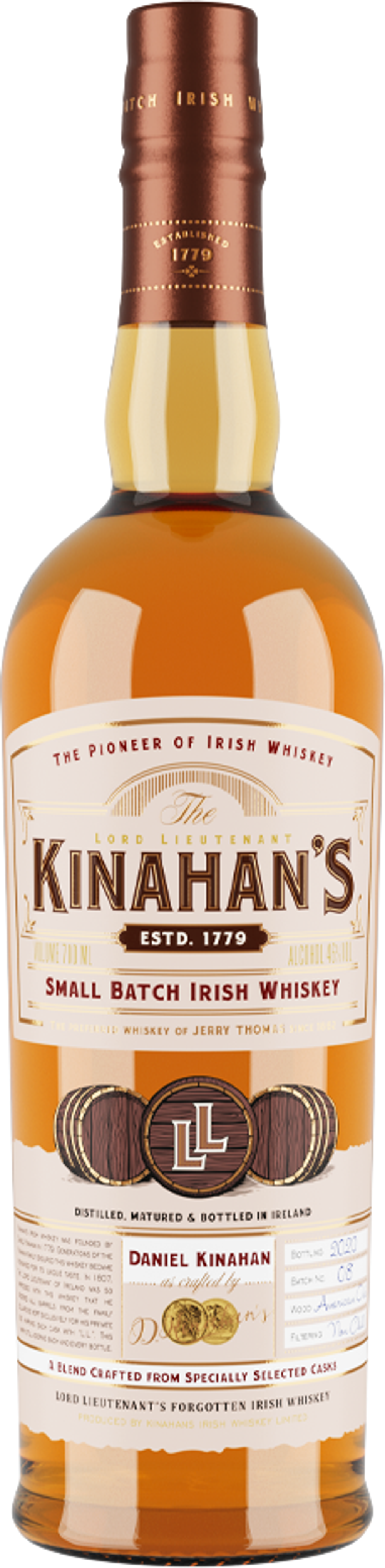 Виски Kinahan's Small Batch Blended, 0.7 л