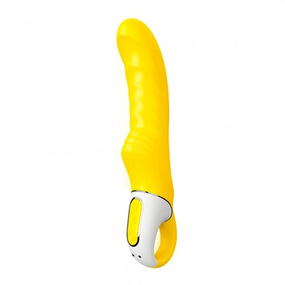Желтый вибратор для точки G Satisfyer Vibes - Yummy Sunshine, 22 см