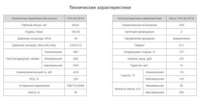 Насос НПл 80-25/16