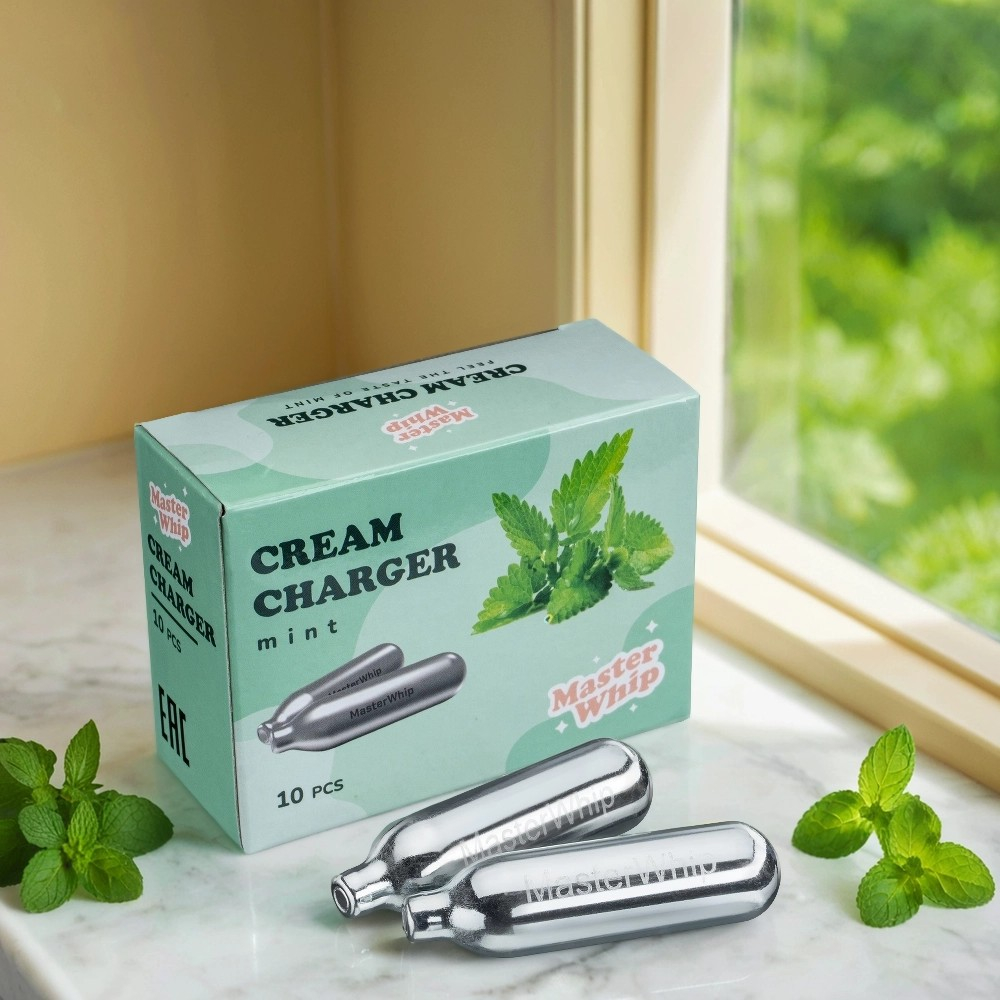Баллончики для сливок вкус мята MasterWhip