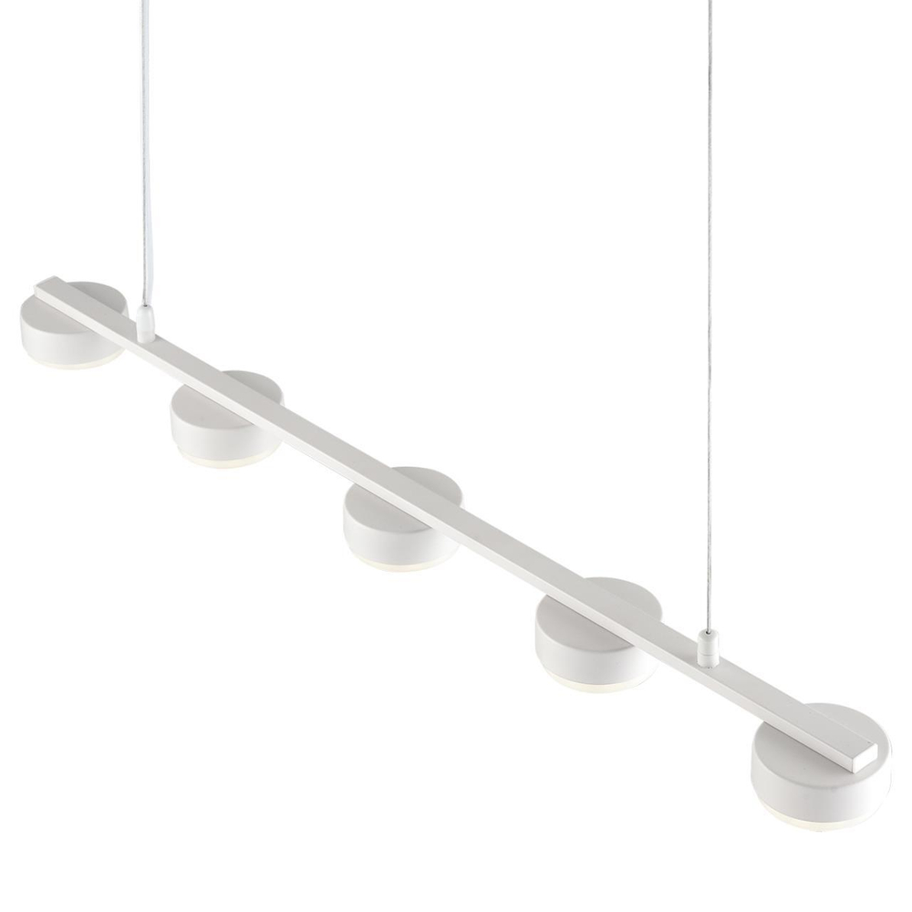 8265/5 COMFI LN26 металл, белый Светильник подвесной GX53 LED 5*7W 220V TORINA