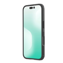 Усиленный противоударный чехол черного цвета от Nillkin для iPhone 17, серия Super Frosted Shield Pro