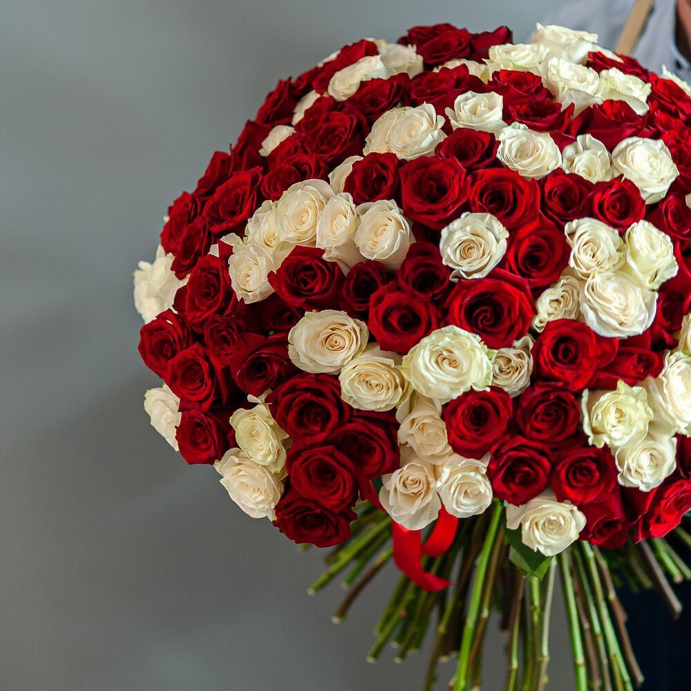Букет из 151 красной розы Premium