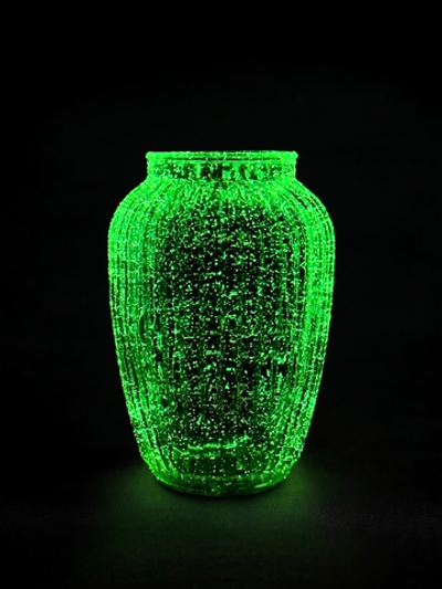 Ваза BigModerN "ShinEGreeN" (Cветящийся салат)