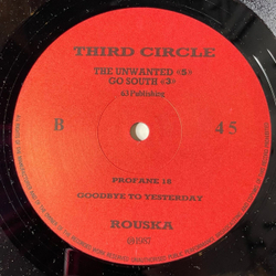 Винтажная виниловая пластинка LP Third Circle Goodbye To Yesterday (UK 1987)