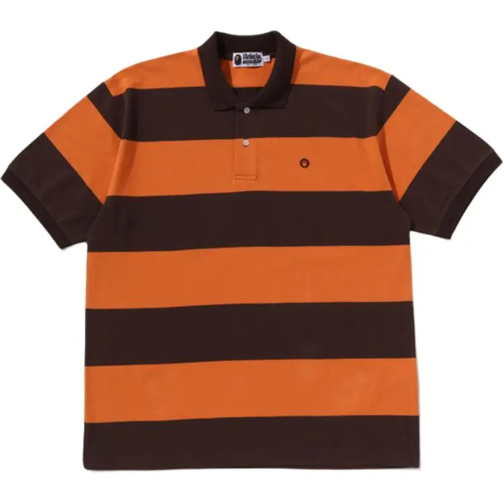 A Bathing Ape Bathing Ape Ss26 Polo Shirts Cotton Moderate Regular Stripes Summer 0zxpom001121q