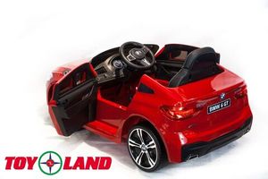 Детский электромобиль Toyland BMW 6 GT Красный