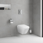 Унитаз подвесной Azario PRO 340х490х350 безободковый, в комплекте с быстросъемным сидением микролифт (PRO-002)