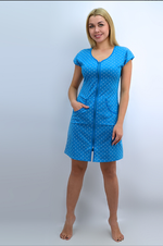 Халат женский "С-90-1 К.П" молния (Галатея)