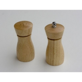 Мельница для перца + солонка 10 см. (светлое дерево)