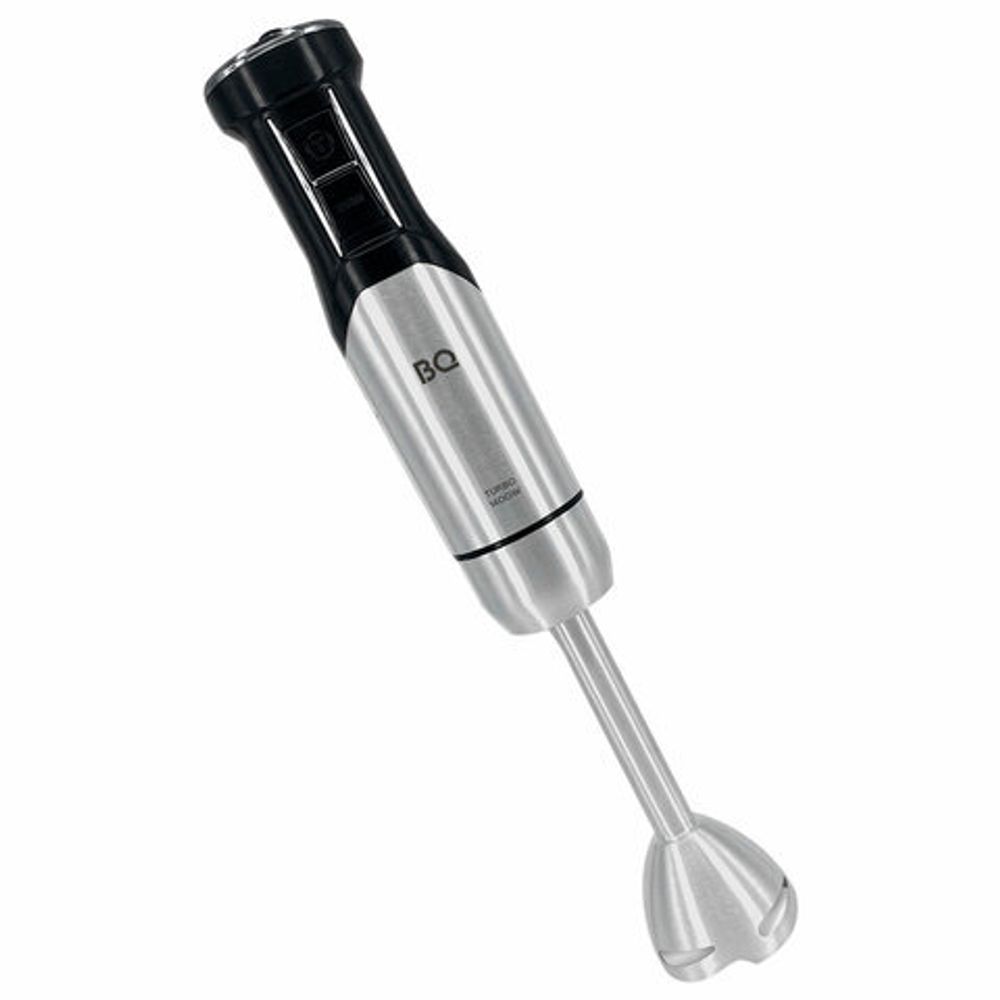 Блендер погружной BQ (БИ-КЬЮ) HB421PS, 1400 Вт, 12 скоростей, 5 насадок, стакан, черный, 86199287