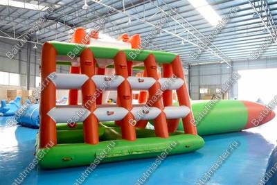 Катапульта Блоб с вышкой «Аква энергия» 12×3,5×4 м, блоб 6×2 м