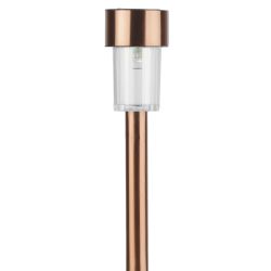 Светильник уличный ЭРА SL-SS30-CPR на солнечной батарее нержавеющая сталь медный 32 см | Садовые декоративные светильники