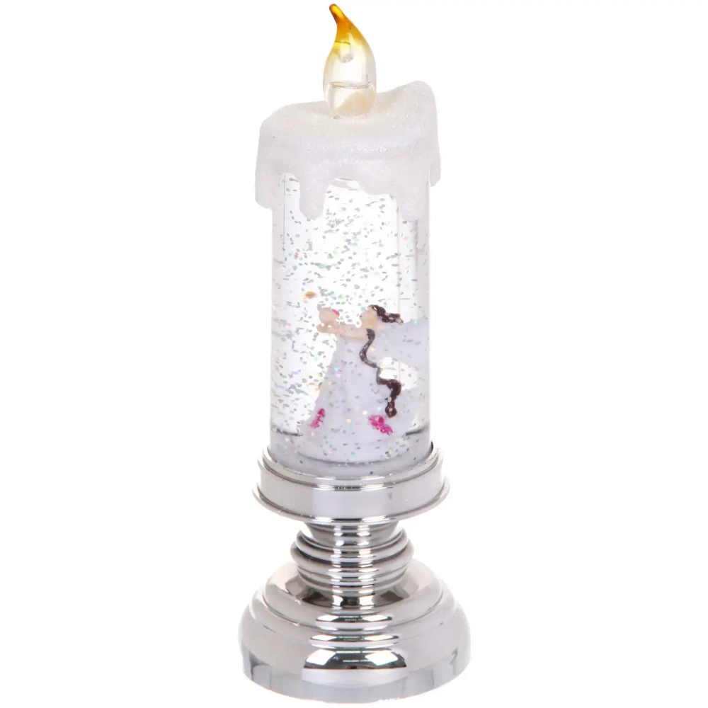 Сувенир с подсветкой «Волшебный очаг» 7,2*20,4 см, Серебро (работает от батареек LR44*3)