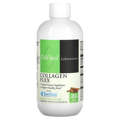 DaVinci Laboratories, Collagen Flex, обжаренная корица, 225 мл (7,6 жидк. унции)