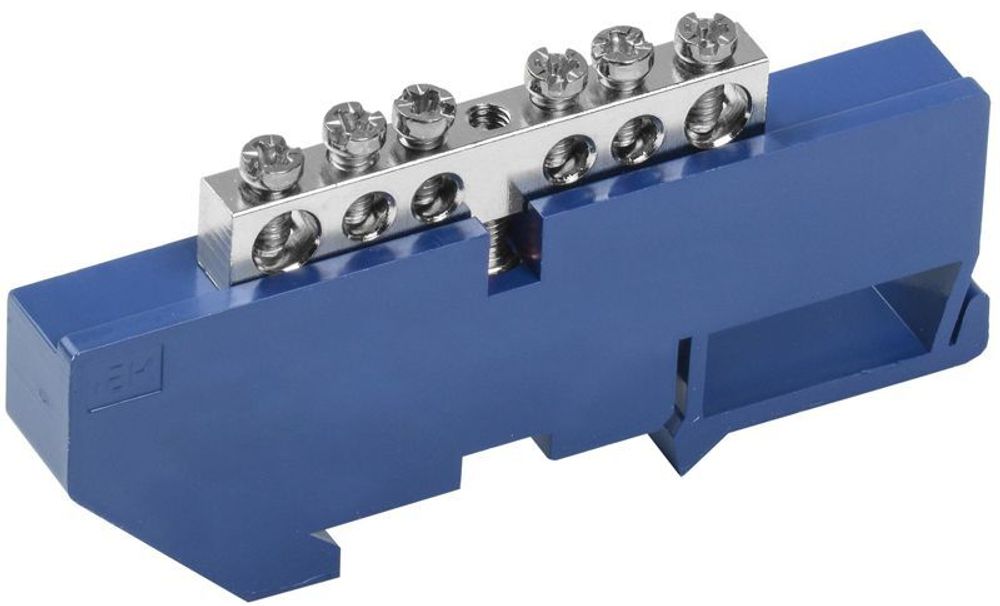 Шина нулевая на DIN-изол. Ni ШНИ-6х9-6-Д-С IEK YNN10-06-D-K07-N