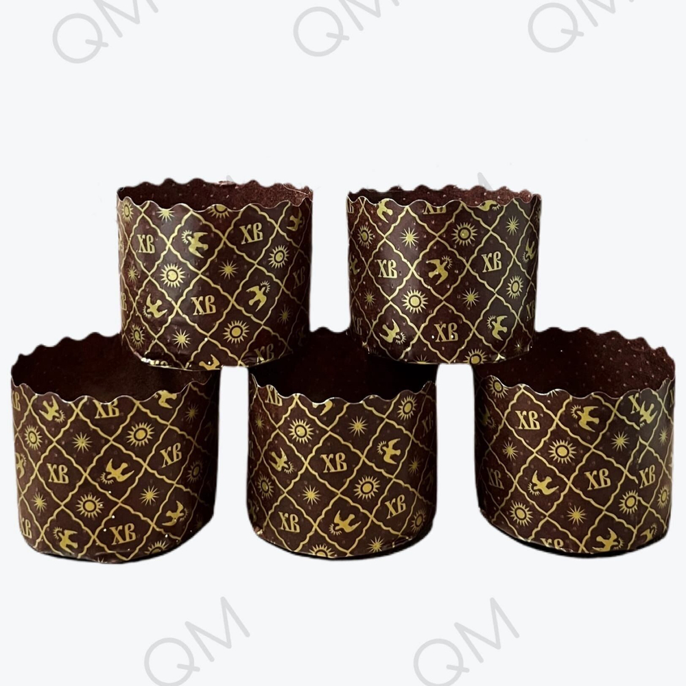 Форма бумажная под кулич 70/60 мм "ХВ" от 20 шт/1 упак