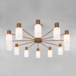 Люстра на штанге Eurosvet Vegga 70160/12 латунь