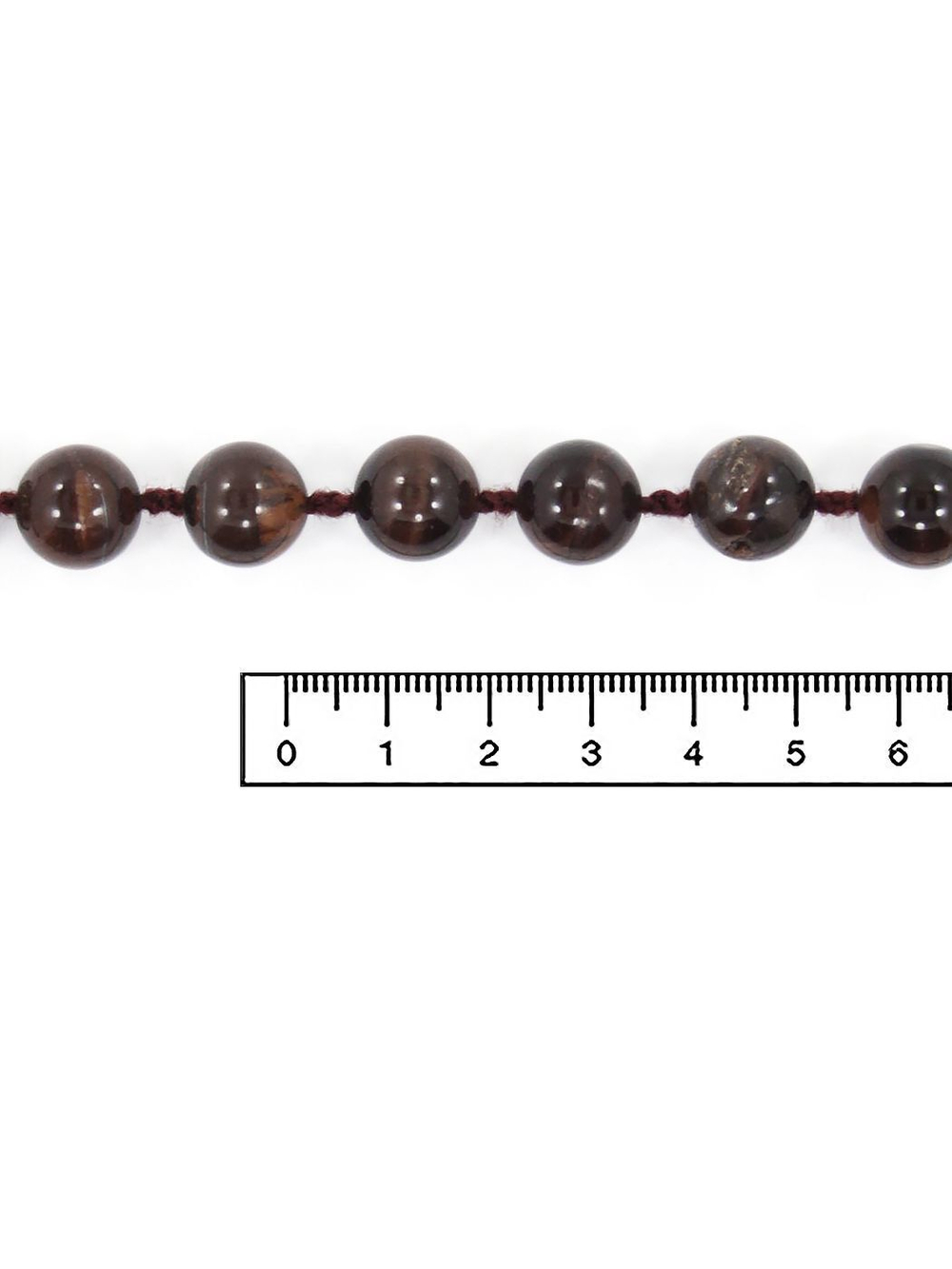 Бусы из бычьего глаза bgbu001-12