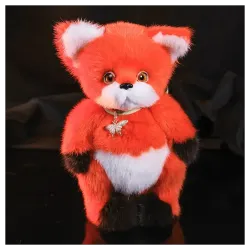 Мягкая игрушка из меха «Лисичка Ася»