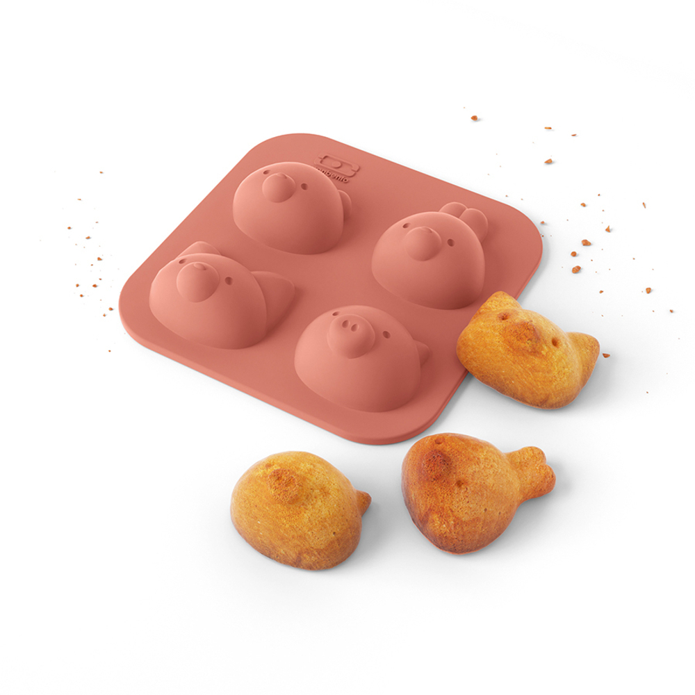 Набор форм для кексов 2шт Monbento MB Silifriends