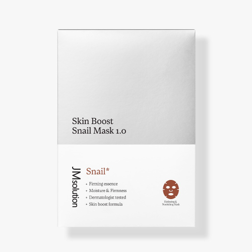 [JM Solution] Skin boost snail mask 1.0 - Омолаживающая тканевая маска с муцином улитки