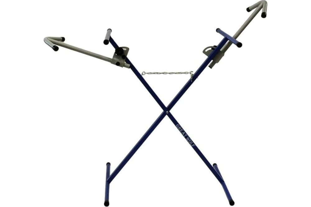 Х-образный регулируемый стенд-стойка для ремонта, окраски, сушки деталей с дополнительными держателями Great Wolf GW-XS4