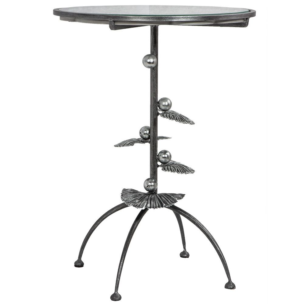 Столик декоративный Терра Роуз Серебро