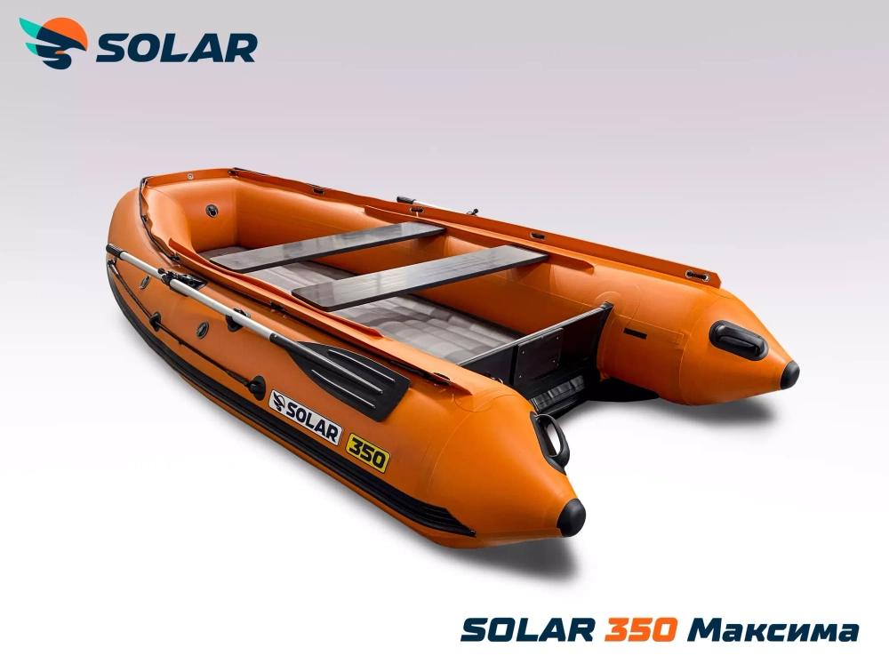Лодка надувная моторная solar-350 к (максима)