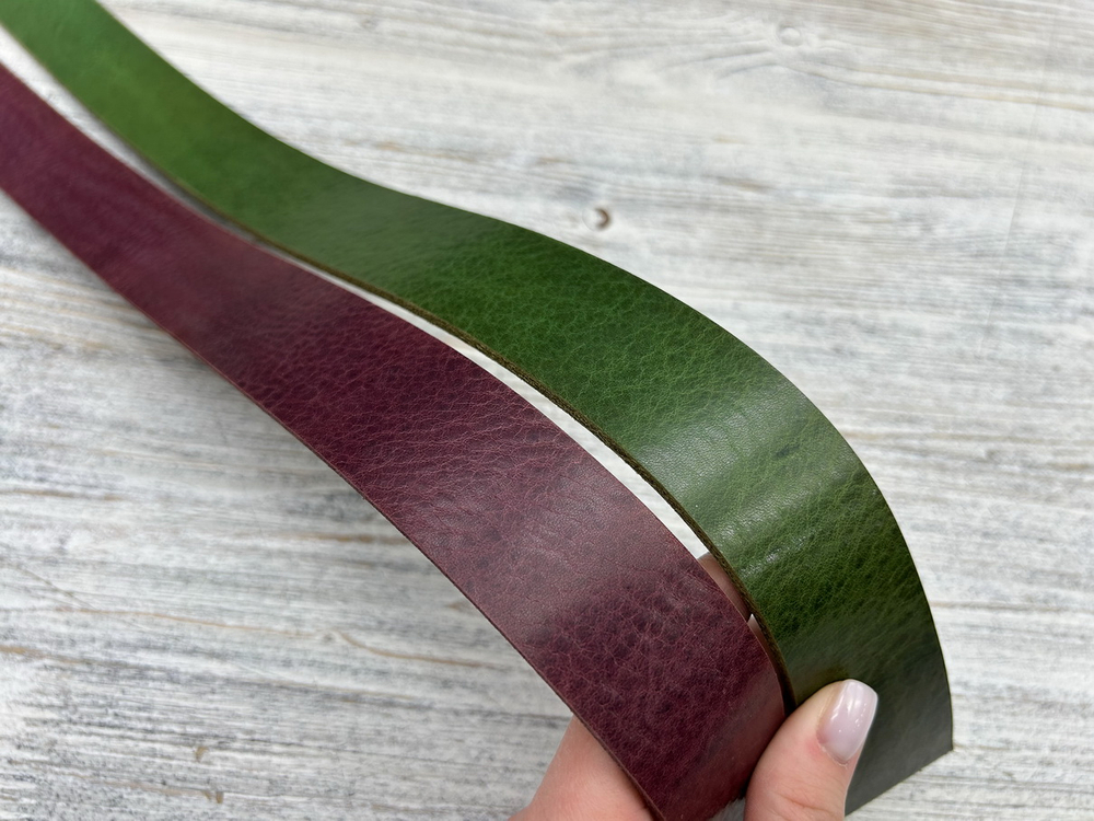 Лот №5 Италия, Ременные заготовки (35 мм), 4 шт