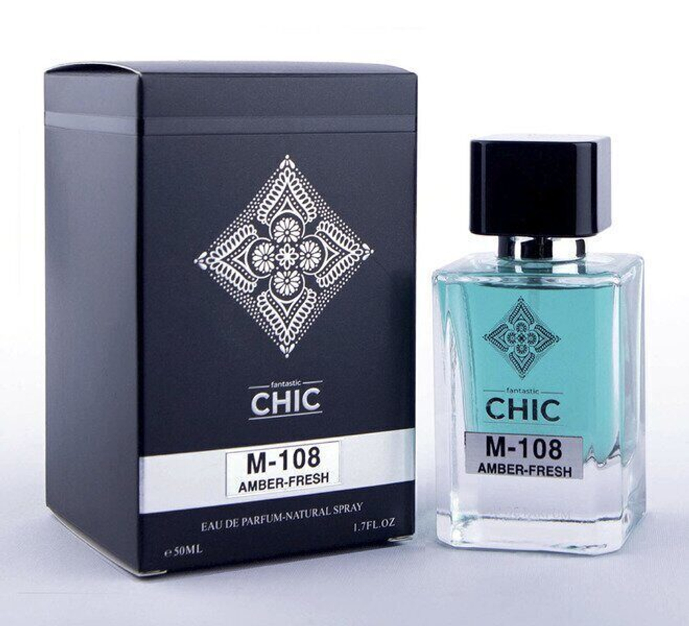 Стойкий парфюм Chic M-108 Amber Fresh edp for men 50 ml. (Chanel Bleu de Chanel)