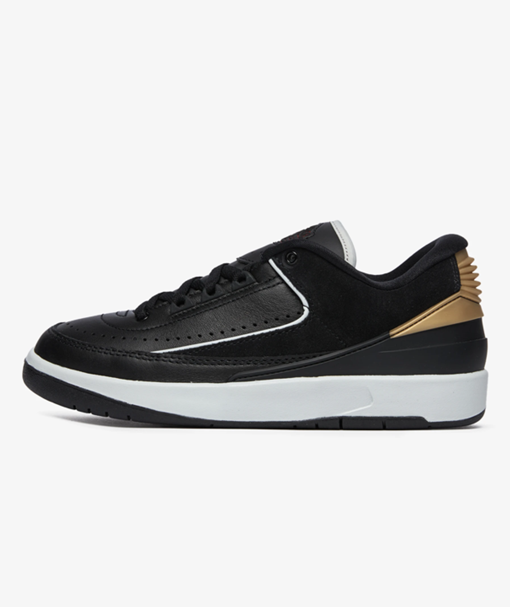 Jordan | Women's Air  2 Retro Low "Black Metallic Gold"