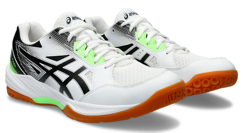 Мужские кроссовки для бадминтона/сквоша Asics Gel-Task 3 - white/black