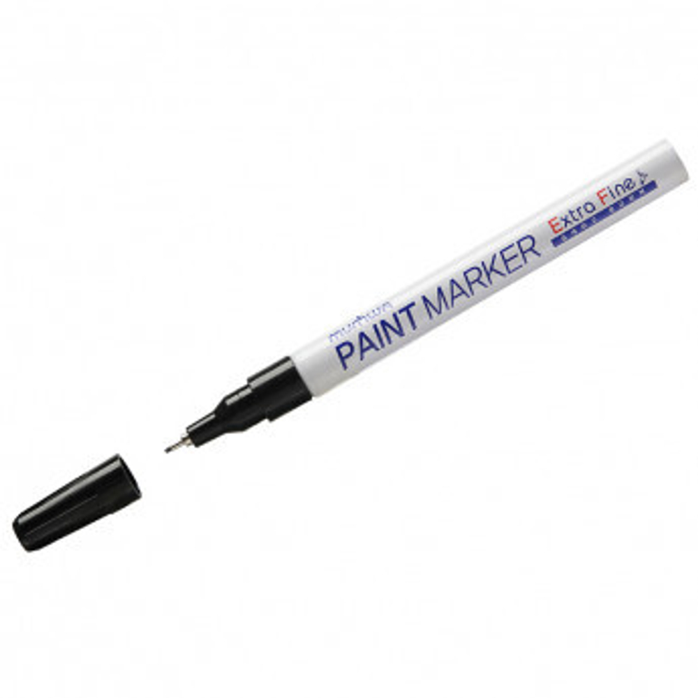 Маркеры 260031 MunHwa Маркер-краска PAINT MARKER EXTRA FINE, ЧЕРНАЯ 1мм (EFPM-01) (12 шт.) Б0048237