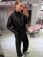 Спортивный костюм Девяностые черный