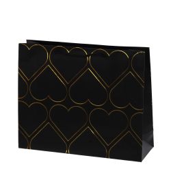 GAEM Пакет подарочный M (бумага 210г/м2, блок 12шт), L32 W10 H26 см, 4в.