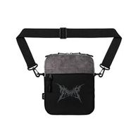 Сумка через плечо ТАЙНА LogoDL1 сер.-чер. / сер.