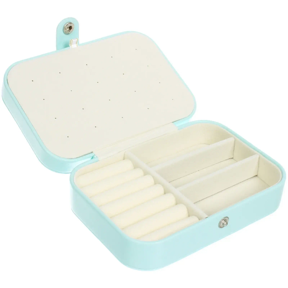 Шкатулка для украшений «ПАЛУМНА», цвет небесный, 16*11*5см см
