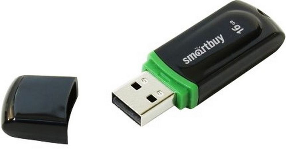 USB карта памяти 16ГБ Smart Buy Paean (черный)