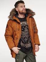 Куртка-Парка Варгградъ мужская кэмел «Русколань»